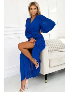 Dámské šaty 414-5 KLARA  Královská modř - NUMOCO