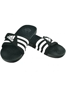 Pánské žabky Adissage M F35580 Černá s bílou - Adidas
