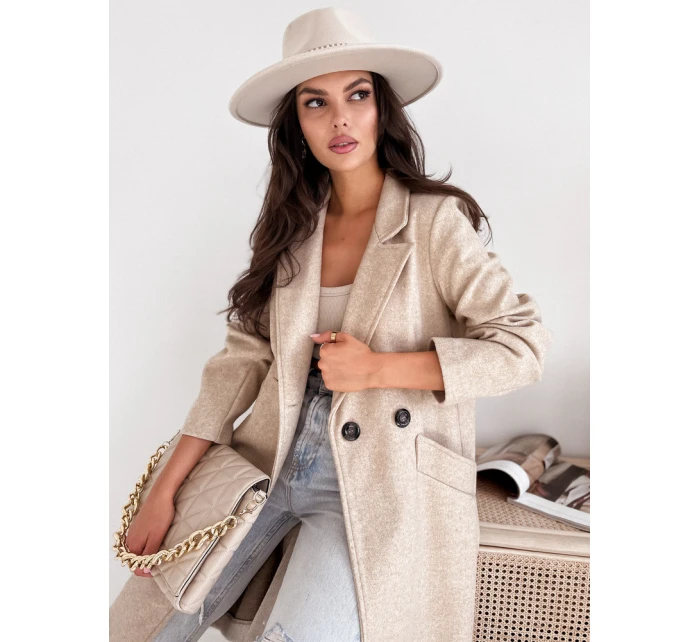 Dámský světle béžový kabát HARVEST FashionStreet TY3883