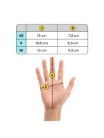 Zimní rukavice Meteor Hazy M růžová/černá