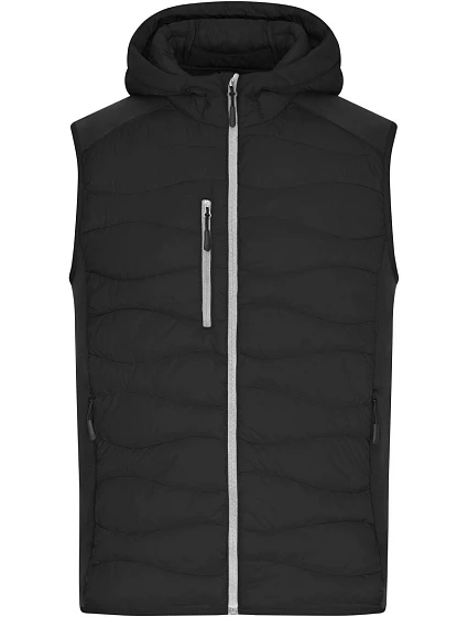 Daiber JN 1328 Pánská strečová fleecová vesta 02.1328 black/black Daiber JN 1328 Pánská strečová fleecová vesta 02.1328 black/black