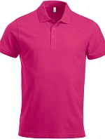 Clique Classic Lincoln S/S Pánské piqué polo z těžké bavlny 67.8244 bright cerise