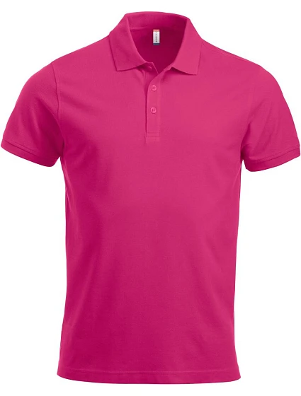 Clique Classic Lincoln S/S Pánské piqué polo z těžké bavlny 67.8244 bright cerise Clique Classic Lincoln S/S Pánské piqué polo z těžké bavlny 67.8244 bright cerise