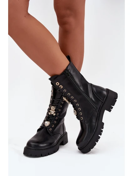 Dámské Botky Worker S Zateplené Černé model 21706817 - Boto Dámské Botky Worker S Zateplené Černé model 21706817 - Boto