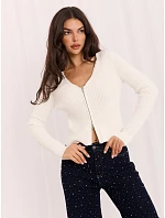 Sweter IR SW model 22401162 ecru - FPrice Sweter IR SW model 22401162 ecru - FPrice