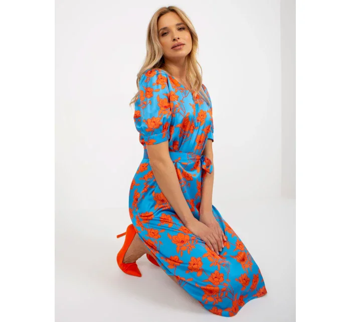 LK SK 508948 šaty.78 modrá LK SK 508948 šaty.78 modrá