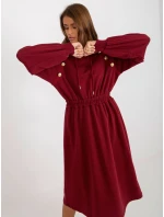 Dámské šaty RV SK 8336 kaštanové