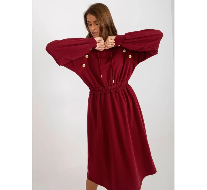 Dámské šaty RV SK 8336 kaštanové