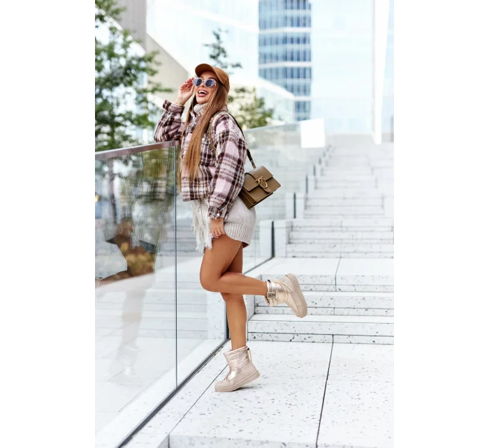 Women's Snow Boots Big Star II274121 Beige