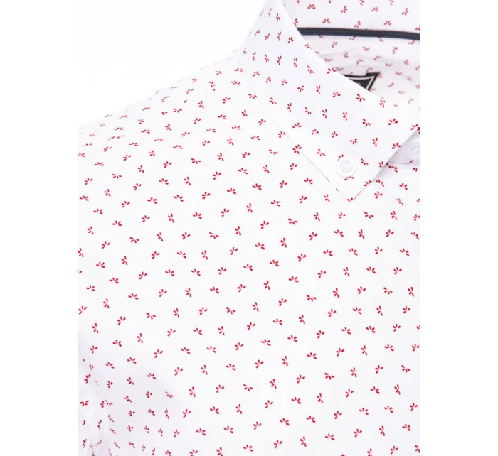 Pánské bílé tričko s krátkým rukávem model 21969105 - Dstreet Pánské bílé tričko s krátkým rukávem model 21969105 - Dstreet