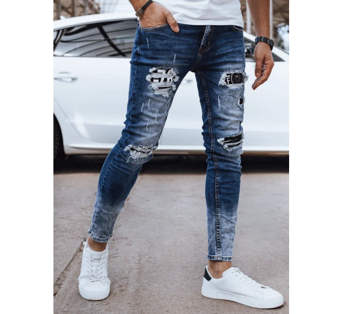 FashionStreet pánské modré džínové kalhoty UX4319 FashionStreet pánské modré džínové kalhoty UX4319