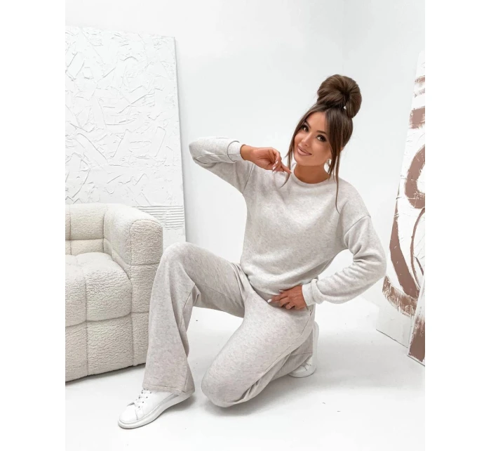 Dvoudílný úpletový komplet v barvě ecru model 21470490 - Moon Dvoudílný úpletový komplet v barvě ecru model 21470490 - Moon