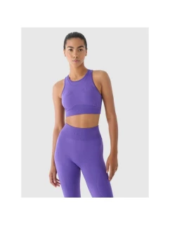 Bezešvá tréninková podprsenka se střední podporou 4F x anna lewandowska 4F 4FALSAW24USBAF169-51S