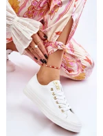 Dámské Klasické Tenisky Bílé a zlatá model 21607873 - EVENTO