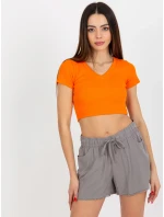 Dámské šortky D73760M61531KH šedá - FPrice