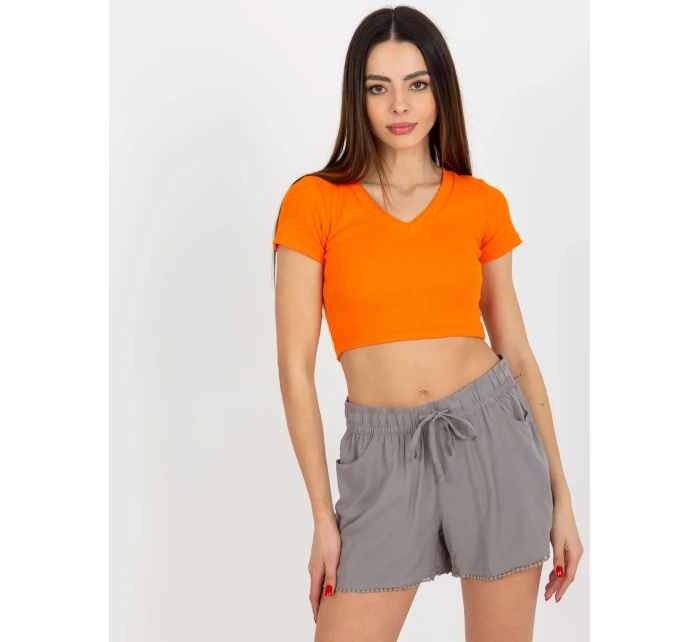 Dámské šortky D73760M61531KH šedá - FPrice