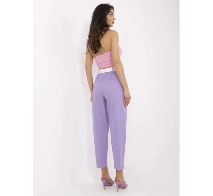 Kalhoty DHJ SP model 20969335 světle fialové - FPrice Kalhoty DHJ SP model 20969335 světle fialové - FPrice