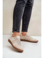 Zazoo N1068 Semišové Nízké Dámské Tenisky Béžové Zazoo N1068 Semišové Nízké Dámské Tenisky Béžové