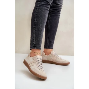 Zazoo model 21073696 Semišové Nízké Dámské Tenisky Béžové - Kesi Zazoo model 21073696 Semišové Nízké Dámské Tenisky Béžové - Kesi