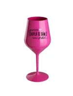 Personalizovaná nerozbitná sklenice - Protože [doplň si sám] není prdel