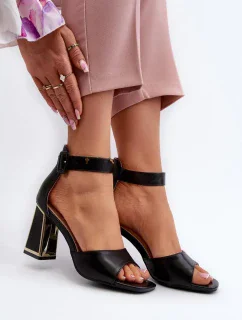 Sandály na podpatku  model 197088 Step in style