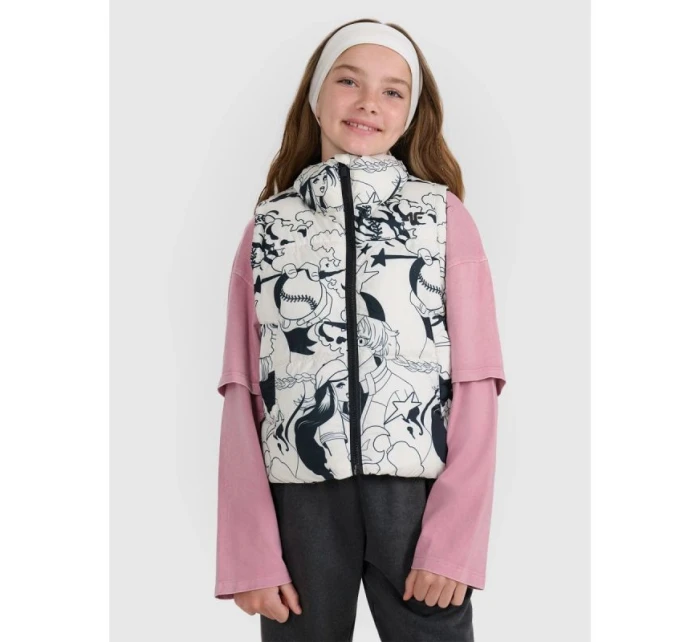 Dívčí rukávy bez rukávů se syntetickou výplní model 21814789 dětské - 4F