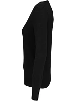 Women Dámský svetr s výstřihem do V deep black model 22500686 - NEOBLU Women Dámský svetr s výstřihem do V deep black model 22500686 - NEOBLU