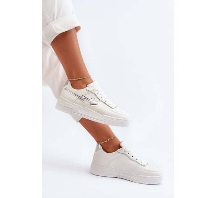 Dámské tenisky na platformě bílé Zeparine Dámské tenisky na platformě bílé Zeparine