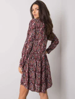 Šaty model 15826180 tmavě hnědé - FPrice