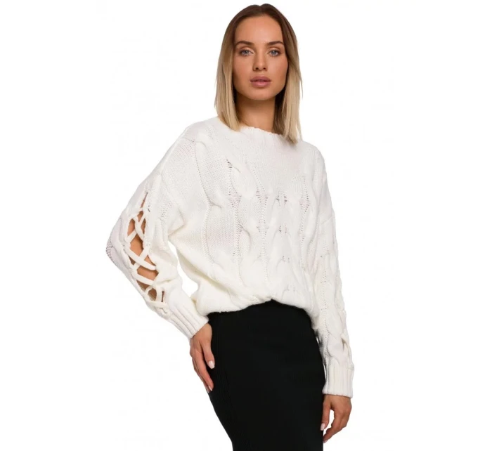 Dámský svetr M539  fuchsiový - Moe