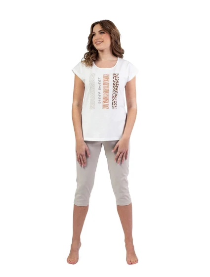 Dámské pyžamo model 21081347 beige - Regina Dámské pyžamo model 21081347 beige - Regina