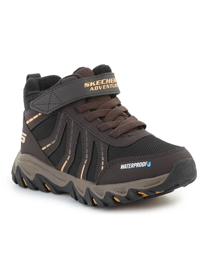 SKECHERS Rugged Ranger – Storm Trail 406412L-BKBR černé a hnědé dětské SKECHERS Rugged Ranger – Storm Trail 406412L-BKBR černé a hnědé dětské