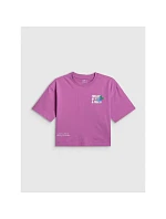 Dívčí volné tričko s potiskem 4F 4FJRSS26TTSHF3827-51S