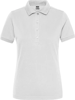 JN Dámské pracovní elastické bio polo Solid 02. white model 22531828 - Daiber