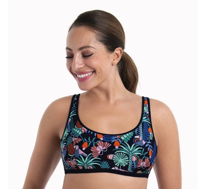 Style Laila Top Care-bikini-horní díl 6525-1 dark blue - Anita Care