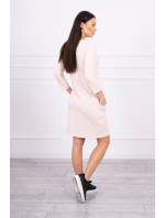 Šaty s 3D grafikou model 18744004 powder pink - K-Fashion