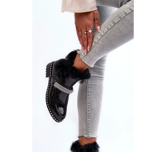 Boty Na Plochém Podpatku A Platformě Černé model 21634045 - S.Barski