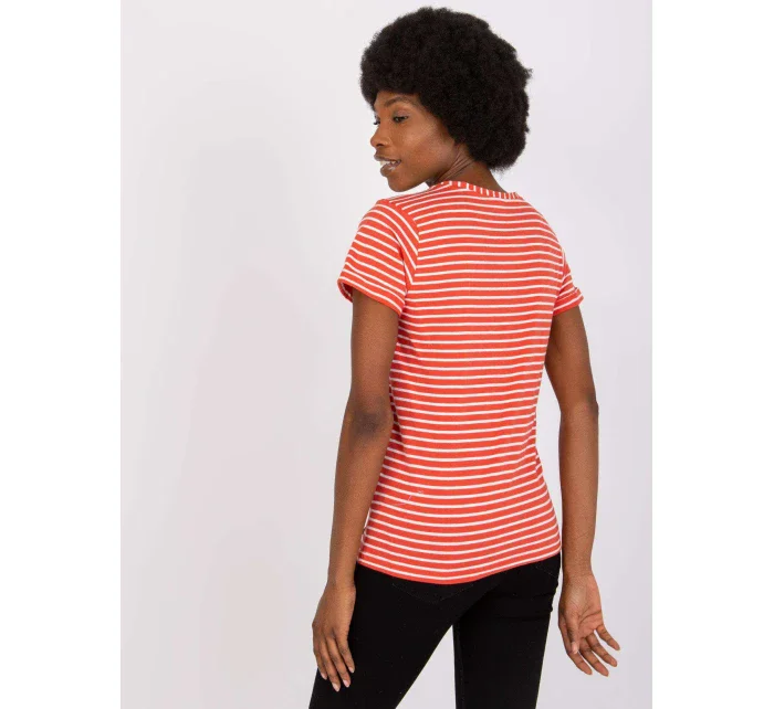 Tričko D16054M02431A tmavě oranžové