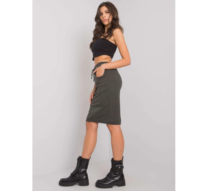 Sukně RV SD 4793 1.32 tmavá khaki
