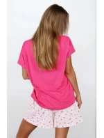 Růžové letní pyžamo - Momenti Per Me