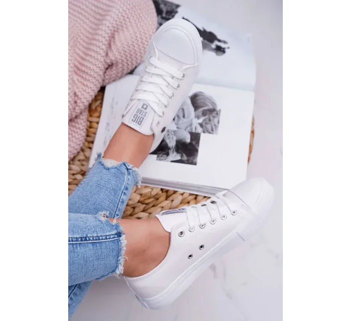 Dámské klasické tenisky Big Star - bílé Dámské klasické tenisky Big Star - bílé