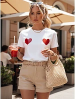Dámské tričko PALIS white FashionStreet RY2432 Dámské tričko PALIS white FashionStreet RY2432