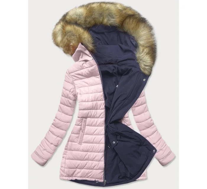 DWUSTRONNA DAMSKA KURTKA ZIMOWA Z KAPTUREM model 21241934 - MHM