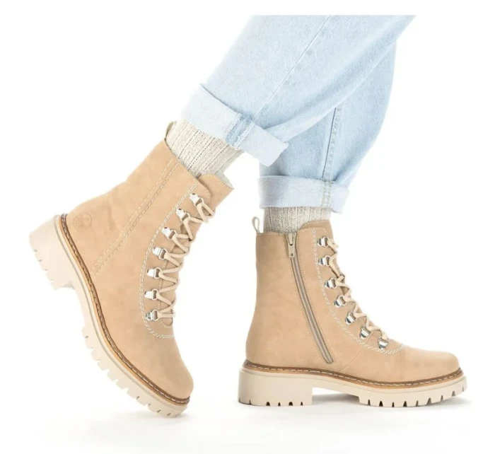 W béžové zateplené model 20493057 - Rieker