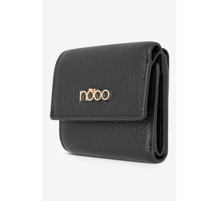 Dámská Malá Peněženka Z Přírodní Kůže  Černá model 21644741 - NOBO