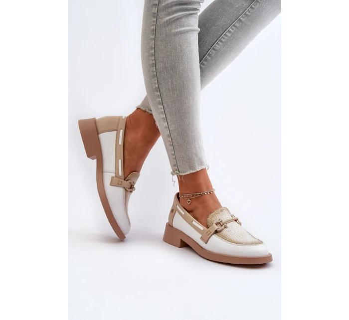 Dámské kožené mokasíny model 21655150 - Maciejka