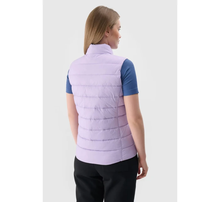 Dámský Bezrukávník Pevný S Límcem 4F Fialový 4FWAW24TVJAF139-52S Dámský Bezrukávník Pevný S Límcem 4F Fialový 4FWAW24TVJAF139-52S