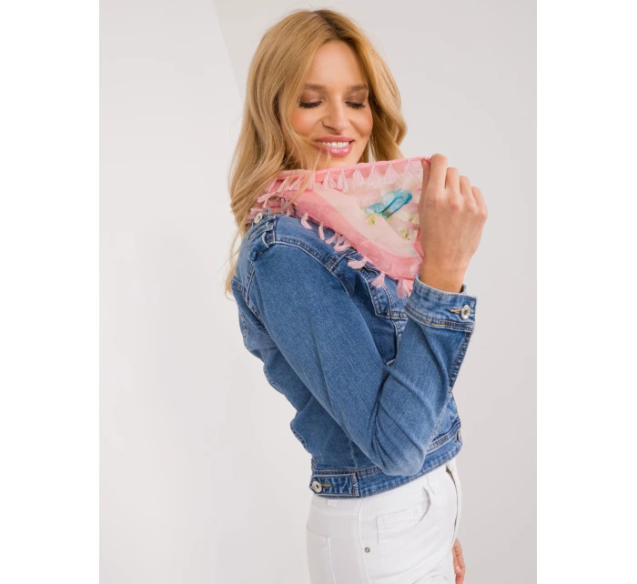 Chustka AT CH model 21468362 jasny różowy - FPrice