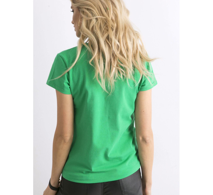 Broskvově zelené tričko