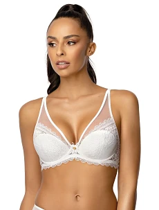 Dámská push-up podprsenka Estelle M-0198/11 Bílá - MAT